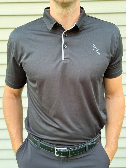 Black Outline Polo