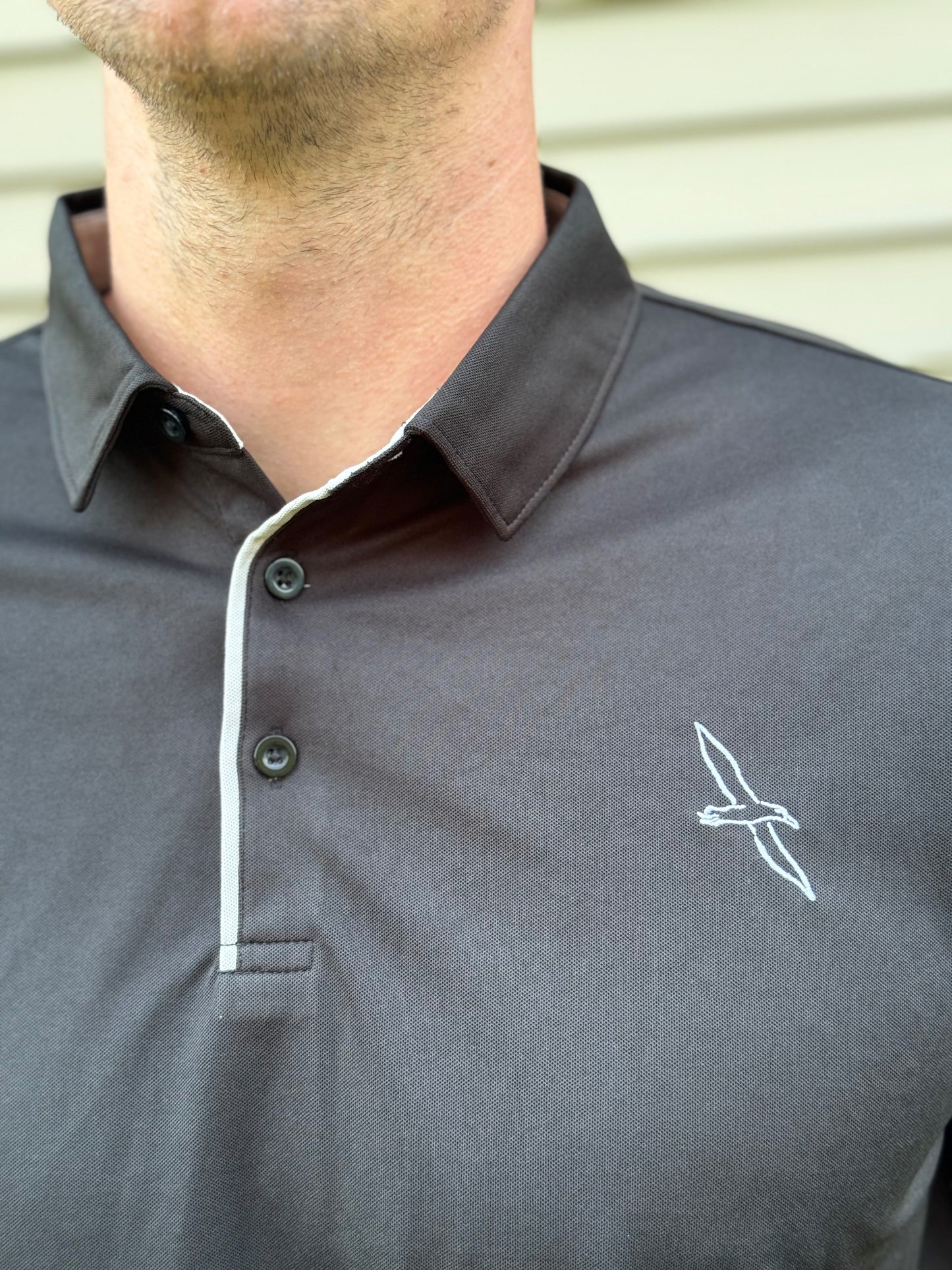 Black Outline Polo