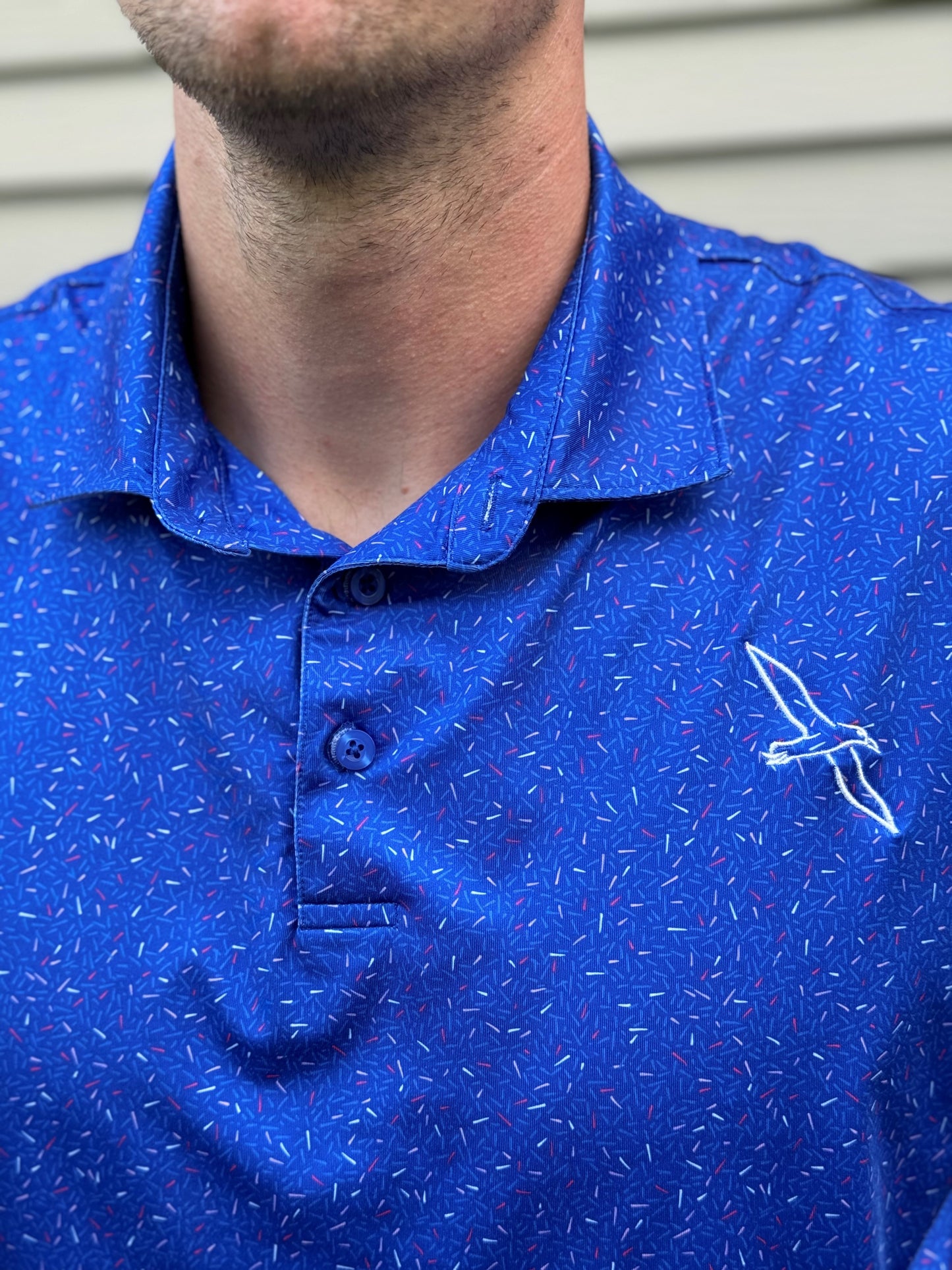 Royal Blue Sprinkles Polo